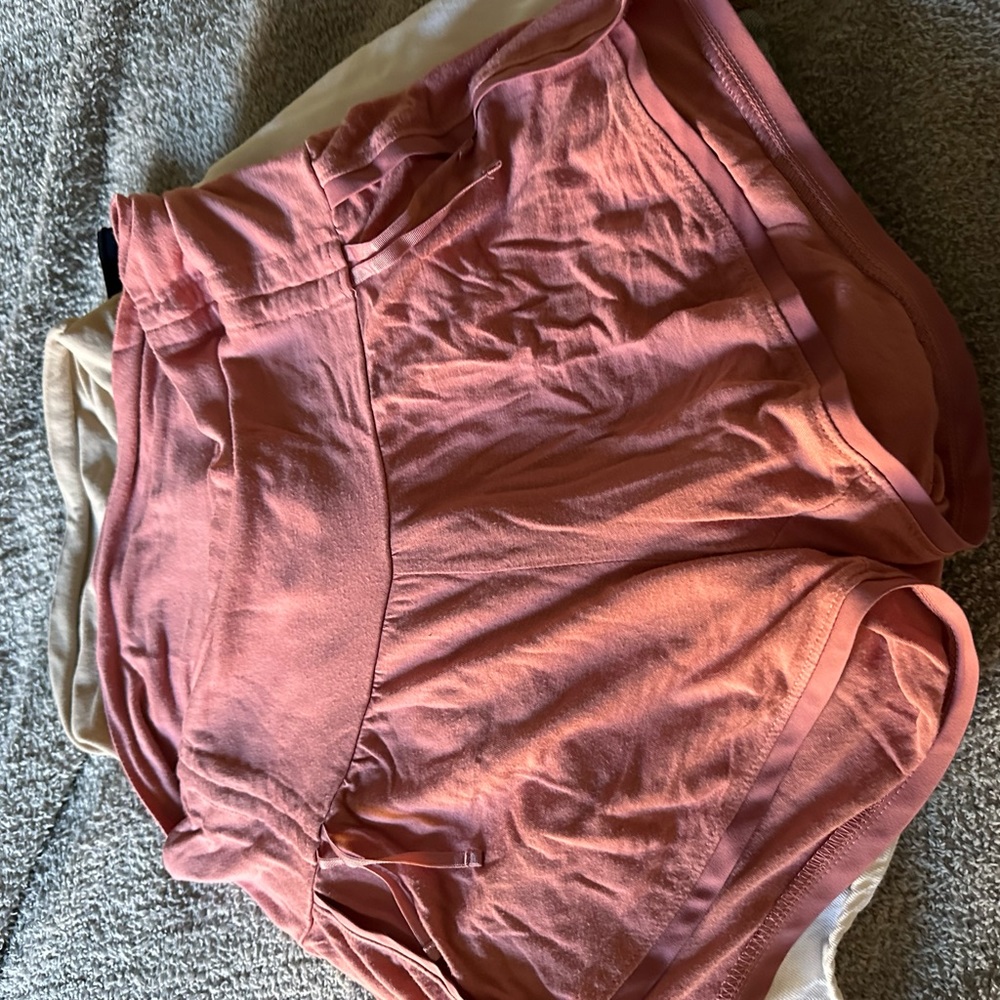Pink new without tags maternity / lounge shorts